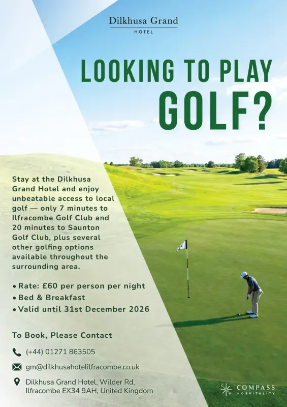 Golf court in Dilkhusa Ilfrscombe