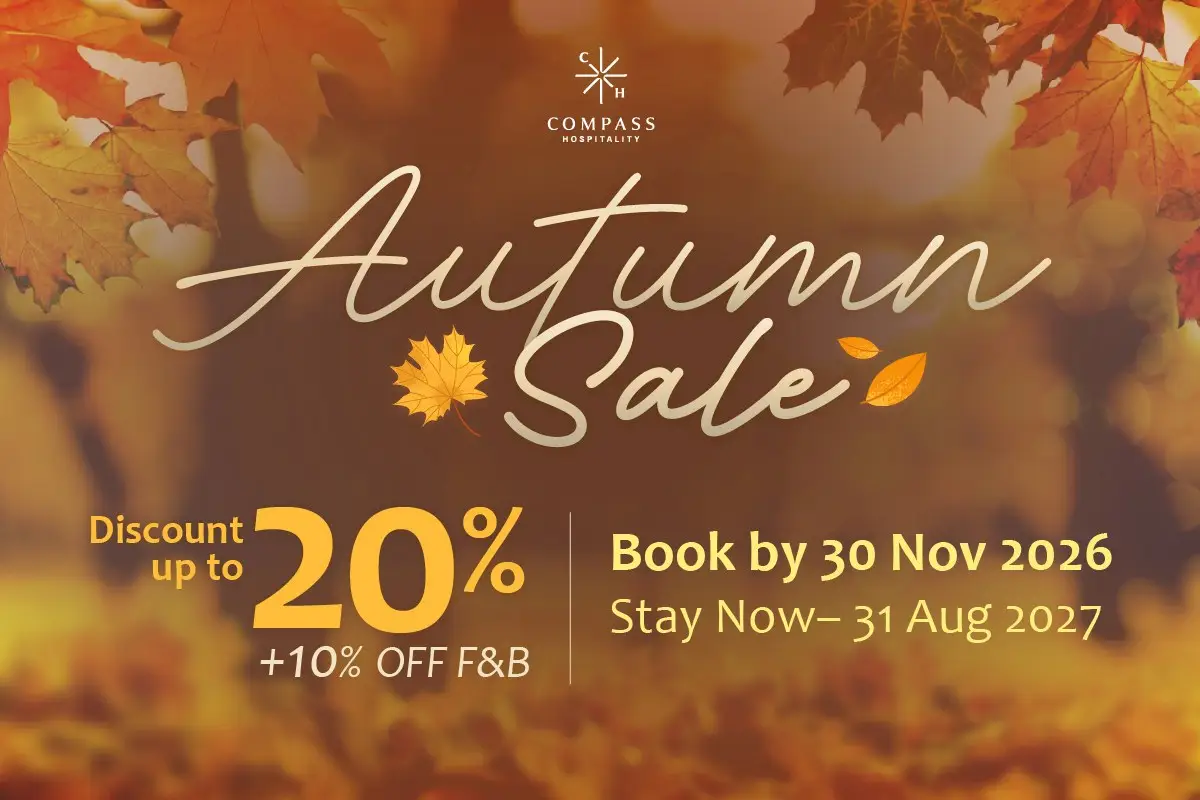 autumn sale20% with F&B 10% 2